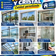 ⭐Realizamos trabajos de *Marquetería de Aluminio y Cristalería*: -Contamos con variedad de Cristales.(Claros,Oscuros y - Img 57858061