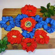 Felpas de tela Scrunchies 🌺 - Img 57368456
