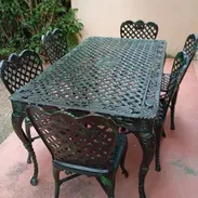Juego de mesa con 6 sillas para exteriores. Entrega a domicilio sin costo adicional en toda la Habana. - Img 55353212