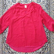 Blusa Roja de puntos blancos MM (Talla XL) - Img 53411340