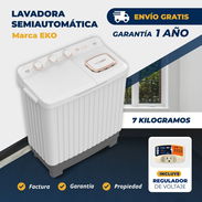 🚧 Lavadora Semiautomática 7 Kg Marca Eko 1 Año de Garantía 🚧 - Img 55430315