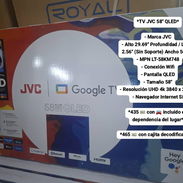 Tv JCV 58 QLDE con cajita decodificadora precio 465ncluida precio - Img 55044645