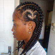 Trenzas con diseño de corazón ❤ - Img 58039414