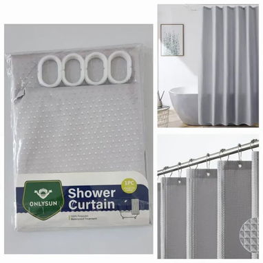 Cortinas de baño de Tela - Img 114638690
