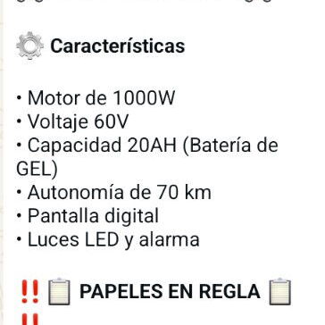 Moto Eléctrica - Img 125497398
