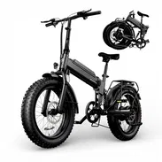 Bicicleta Eléctrica F00C Plegable Fat Tire 20″x 4″ – Motor 500W, Batería 36V 11Ah Doble Suspensión Yeestep - Img 57807870