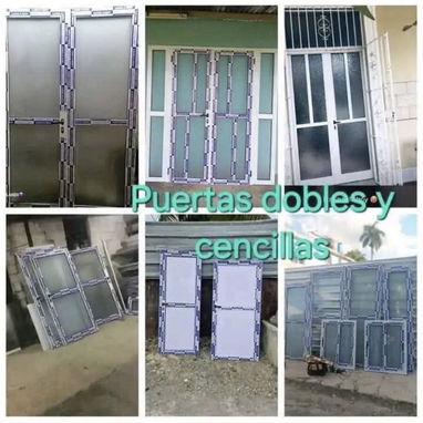Marquetería de aluminio desde puertas , bajos de mesetas ventanas y más  , confección e instalación y garantía - 5/6