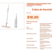 Luce un suelo pro con la Fregona plana plegable nueva de paquete hoy VPT#-0138 - Img 55445217