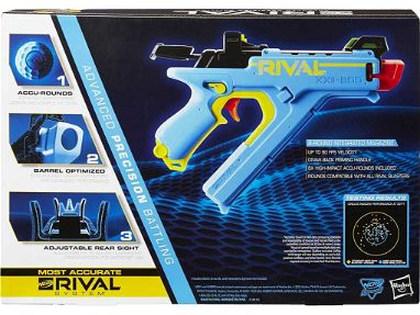 ⭐️JUGUETE Lanza Dardos⭐ NERF Rival Vision XXII-800 Pistola, Precisión Avanzada, Ráfaga, 27m. SELLADO!☎️53356088 - Img 65475991