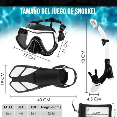 Equipo de snorkel - 3/8
