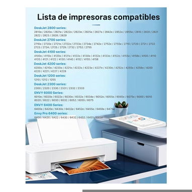 Cartuchos de Tinta de impresora 🖨️ el pack trae un cartucho tricolor y uno color negro - 2/3