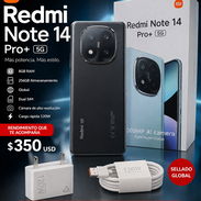 ⚫️ Xiaomi Note 14 Pro + 5G (8GB/256GB) Global batería 🔋 5110 AH 💢 Sellado En Caja 💢 - Img 56482444