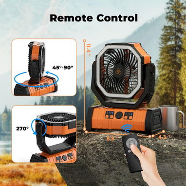 Ventilador recargable F6 con bateria de 20000MAH - Img 102961571