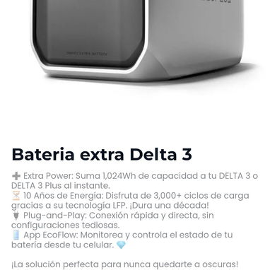 Ecoflow delta 2,3,3 plus, baterias extra 2 y 3. Inversor 110w.Paneles solres bifacial 540w.Cables carga ecoflow y mas - 9/10