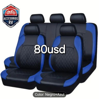Forro de asiento de auto+Forro de timón - 3/4