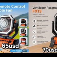 Ventiladores recargables fx13 70usd - Img 56455265