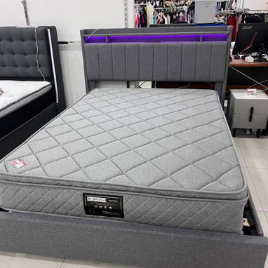 Cama full con luces led gavetas a los lados - Img 123144726