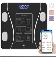 Báscula pesa corporal Electrónica Bluetooth Digital Inteligente De Baño x usb o batería 54321470 - Img 48949746