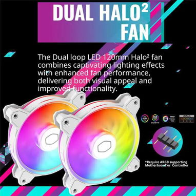 Disipador por Aire Cooler Master Hyper 622 Halo White - 3/10