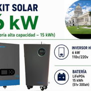 ☀️ KIT SOLAR INFINITY SOLAR 6kW + BATERÍA 15 kWh – HÍBRIDO 110/220V – BASE $3750 – CON INSTALACIÓN $4200 🔧⚡ - Img 55862565