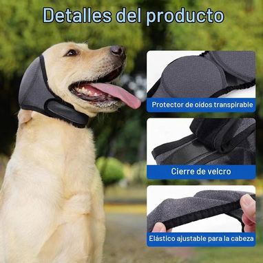 Protector de orejas para Perros / talla M-L - 2/5