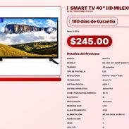 SMART TV 40" HD MILEXUS . - Img 57567639