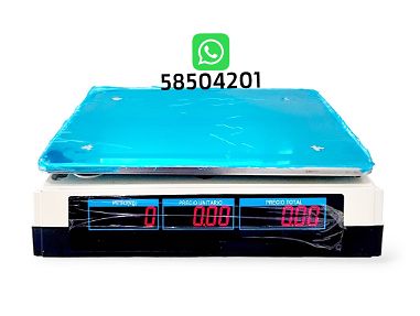 ⚡Pesa Digital de 40kg, configurable para Precio/Peso. Recargable y Portatil - 📞58504201 - Img 64464498
