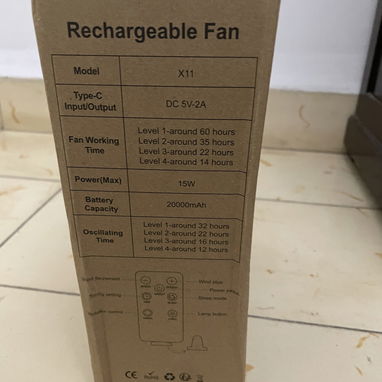 Ventilador recargable f6 y varios a 35 - 2/2