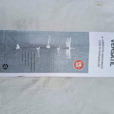 Colgador de ropa giratorio con 4 brazos - 3/3