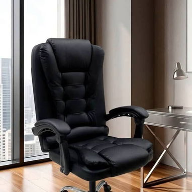 🔶️ Sillas modernas, acolchonadas para oficina 🤎🖤 Importadas. - 2/2