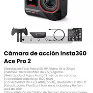 Cámara de acción Insta360 Ace Pro 2. Resolución: Foto: Hasta 50 MP, Video: 8K a 30 fps - Img 57372676