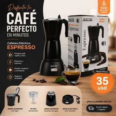 Cafetera de gas y eléctrica - Img 123840867