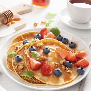 Masa para hotcakes con proteína 0 azúcar 400g Prozis - Img 120670188