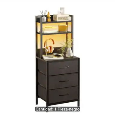 Estante de metal y madera / mesa de noche de pared (venta por pieza) - 10/10