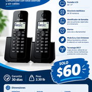 TELÉFONO INALÁMBRICO DE DOS BASES - Img 57545122