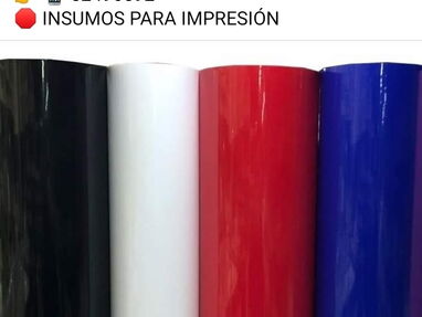 Vinilo textil básico (Rojo, negro, azul oscuro) 7 usd x metro 52496592 - Img main-image