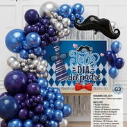 Set decorativo para PAPA. Monta tu fiesta ya con este set de 100 piezas. 6800 cup. WhatsApp 56249037 - Img 55980823