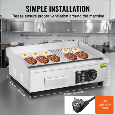 ---- Plancha eléctrica para restaurantes --- - Img 103576858