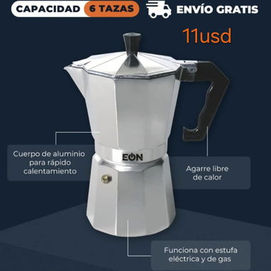 Cafeteras expresso 1, 3 y 6 tazas - 3/3