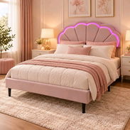 Cama full con luz led  350 usd - Img 58376105