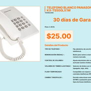 Panasonic KX-TS500LX1W Botón Remarcación Último Número, Panasonic KX-TS500LX1W Flash Temporizado PBX VPT#-0477 - Img 55553610