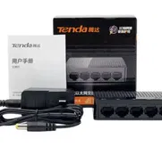 Tenda SG105M, todas las puertos Gigabit, red de alta velocidad, switch Ethernet de 5 puertos, concentrador Lan rápi - Img 50783283