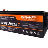 Batería QIDIANFY 12.8V 200Ah LiFePO4.BMS integrado de 100 Ah.$480.00 USD - Img 56678154