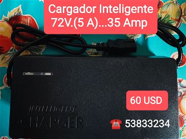 ⭐⭐⭐Cargador Nuevo en Caja 72V( 5A)...35 Amp para moto eléctrica ⭐⭐⭐ - Img main-image-45301608