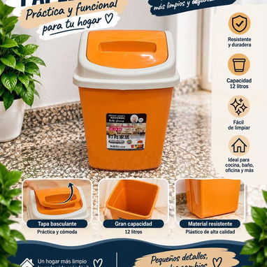 cesto de basura multifuncional de 15 litros. interesados al wasapp 52361036 - 5/6