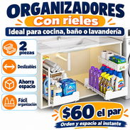 ORGANIZADOR BAÑO | ORGANIZADOR LAVAMANOS | ORGANIZADOR FREGADERO | REPISA DESLIZANTE | ESTANTE GABINETE | ORGANIZADOR CO - Img 57432250