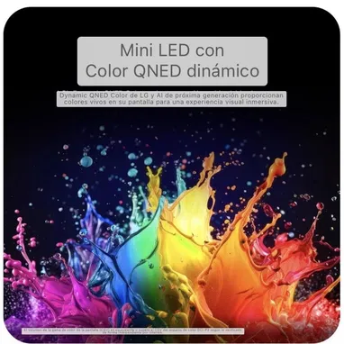Smart TV LG de 50”QNED 4K UHD Mini LED  (2026)con IA integrado  modelo :LG 50”QNED75B5 - 4/10