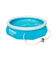 Piscina inflable redonda de 305 cm color azul 3800L con depuradora - Img 49632748
