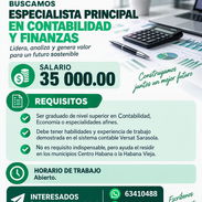 📢 ¡ÚNETE A NUESTRO EQUIPO! BUSCAMOS ESPECIALISTA EN CONTABILIDAD 📢 - Img 57646411