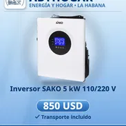 🔋 Respaldo eléctrico listo para cuando se vaya la luz *Inversor SAKO 5 kW 110/220 V — 850 USD* 5 kW · 110/220 V 🚚 Tran - Img 58172585